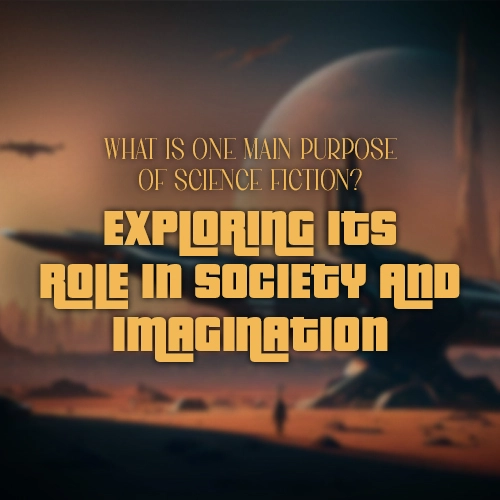 What Is One Main Purpose of Science Fiction? Exploring Its Role in Society and Imagination