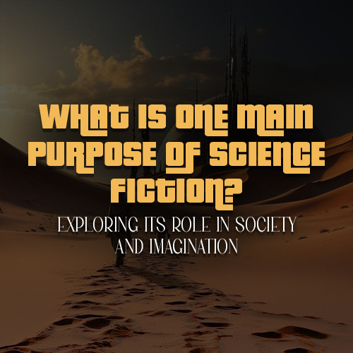 What is One Main Purpose of Science Fiction? Exploring Its Role in Society and Imagination
