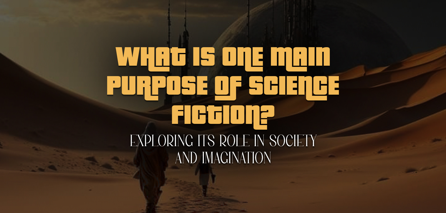 what is one main purpose of science fictionE2808B